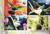 WWF Dominica 2005 Imperf Stamps Caribs Humming Bird MNH