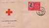 India Fdc 1957 Rd Cross Henry Dunant