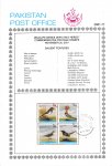 Pakistan Fdc 2001 Brochure & Stamps Wildlife Series Birds