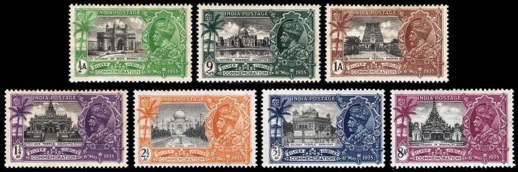 British India KGV 1935 Silver Jubilee Stamps Set MNH - Click Image to Close
