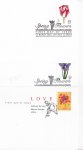 United States 2005 Fdc Love Fdcs Flowers