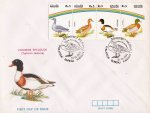 Pakistan Fdc 1992 Wildlife Series Ducks