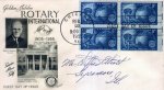 USA Fdc 1955 Rotary International