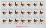 Bulgaria 1987 Stamps Sheet Songbirds MNH