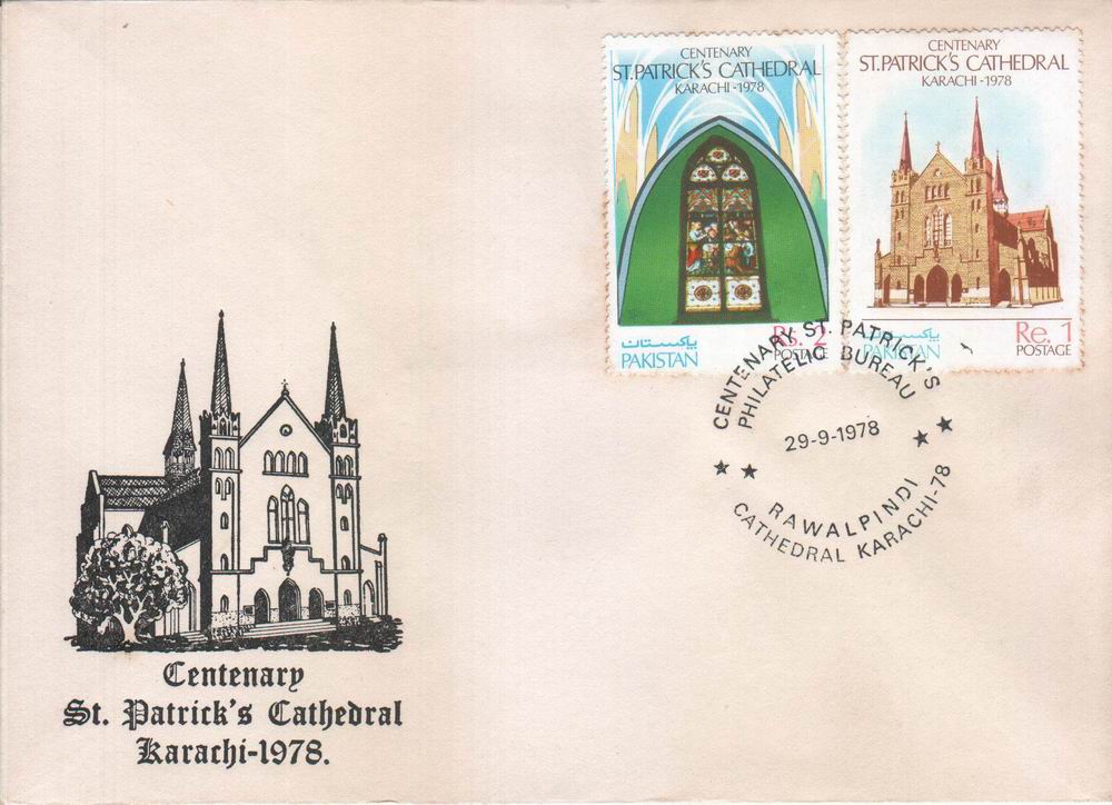 (image for) Pakistan Fdc 1978 St. Patrick's Cathedral Karachi