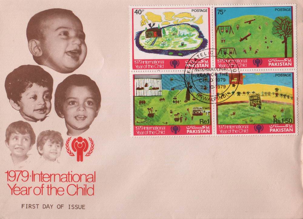 (image for) Pakistan Fdc 1979 International Year of the Child