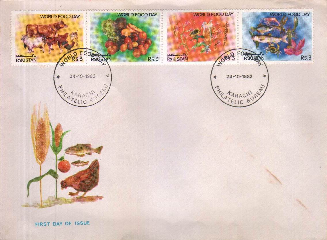 (image for) Pakistan Fdc 1983 World Food Day FAO