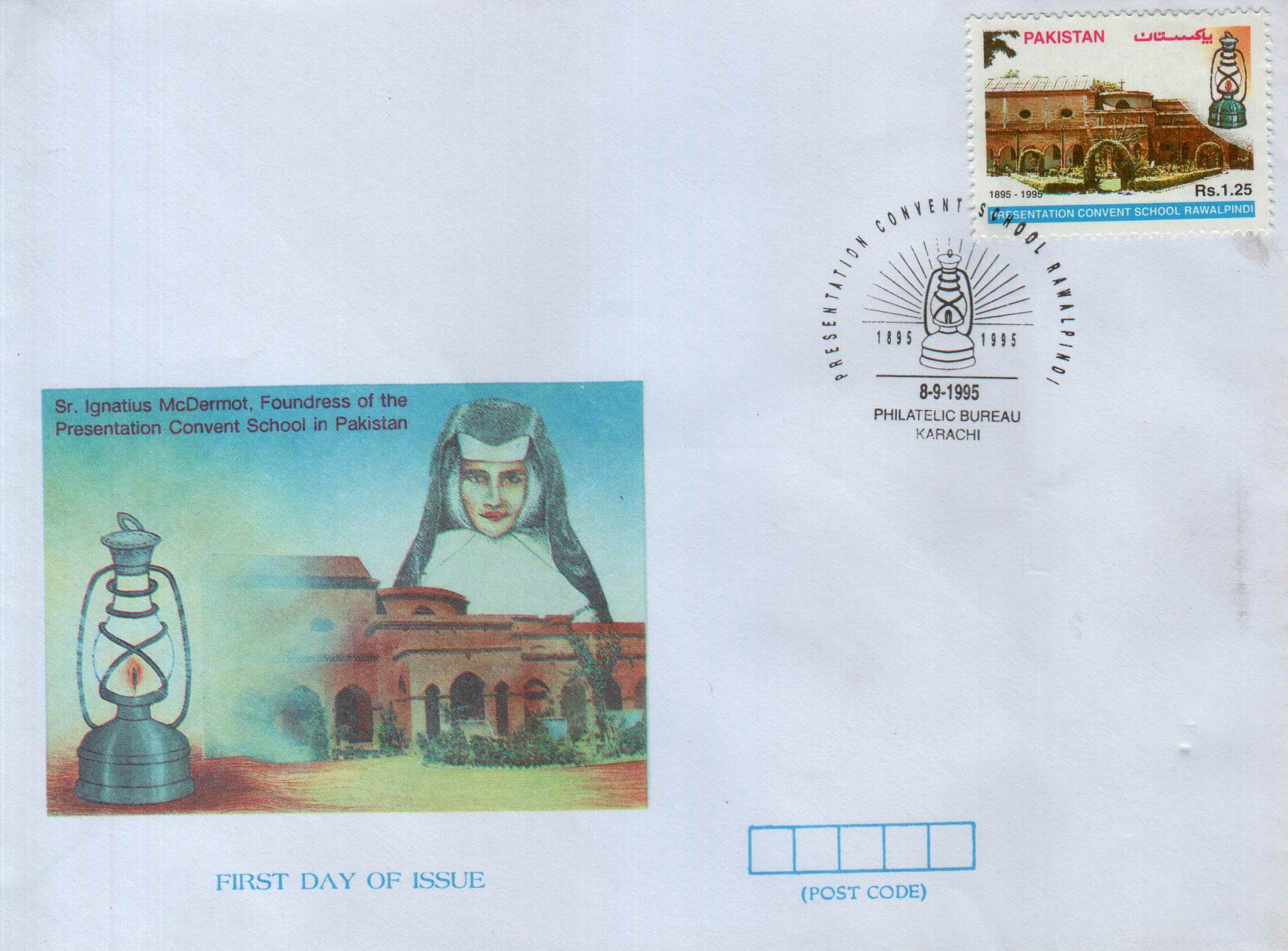 (image for) Pakistan Fdc 1995 Presentation Convent School
