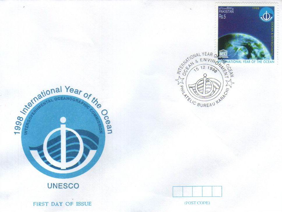 (image for) Pakistan Fdc 1998 International Year Of Ocean