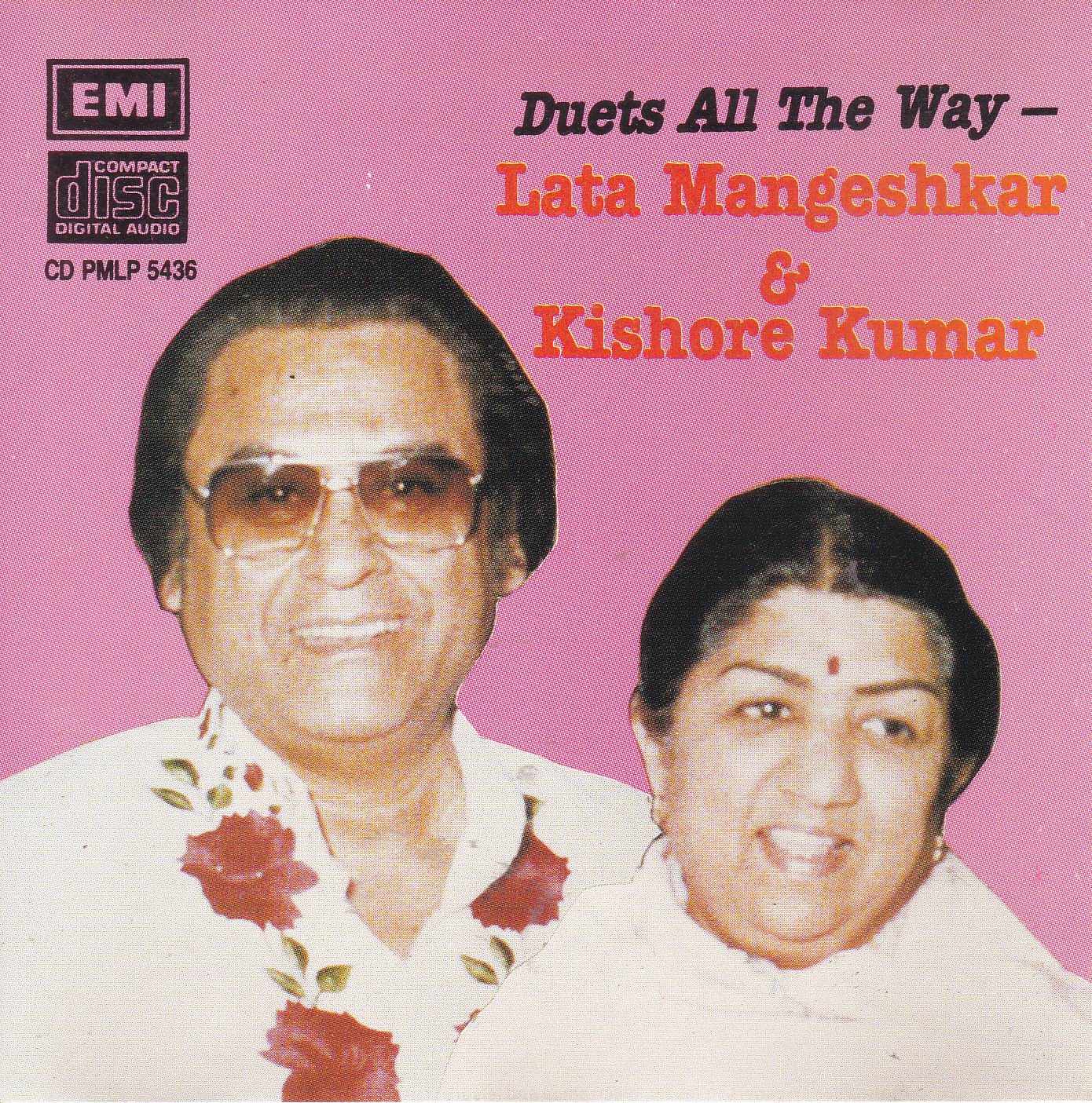 (image for) Duets All The Way Kishore Kumar & Lata EMI Cd