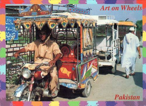 (image for) Pakistan Beautiful Postcard Art On Rickshaw