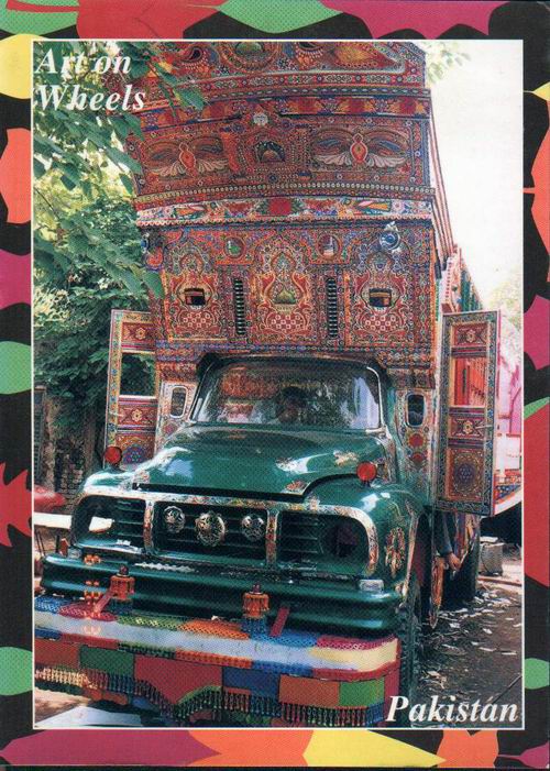 (image for) Pakistan Beautiful Postcard Art On Truck .....