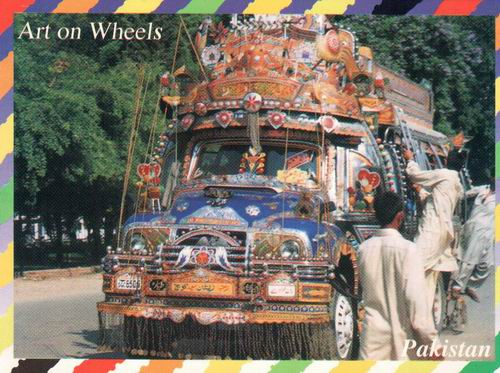(image for) Pakistan Beautiful Postcard Art On Truck .........