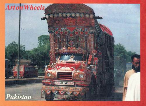 (image for) Pakistan Beautiful Postcard Art On Truck .......