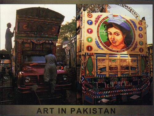 (image for) Pakistan Beautiful Postcard Art On Truck ..........