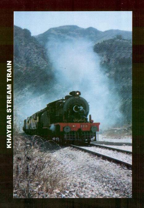 (image for) Pakistan Beautiful Postcard Railway Steam Train