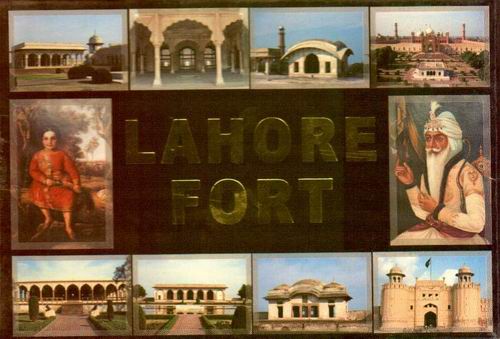 (image for) Pakistan Postcard Set Of 10 Royal Lahore Fort