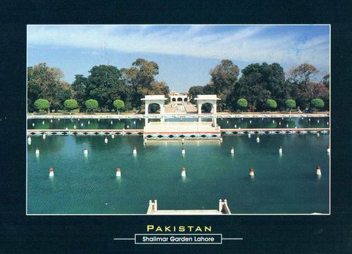 (image for) Pakistan Beautiful Postcard Shalimar Gardens Lahore