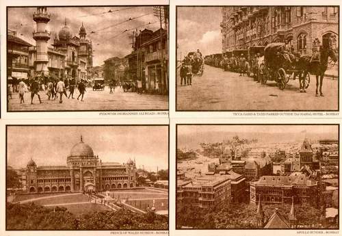 (image for) India Postcard Presentation Pack Bombay 100 Years Ago