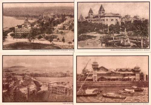 (image for) India Postcard Presentation Pack Bombay 100 Years Ago