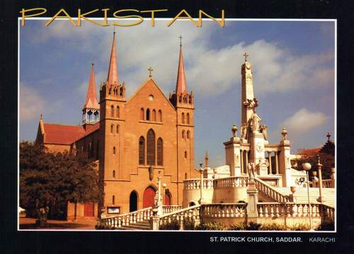 (image for) Pakistan Beautiful Postcard St Patrick Church Karachi