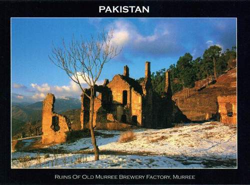 (image for) Pakistan Beautiful Postcard Ruins Of Old Murree Brewery