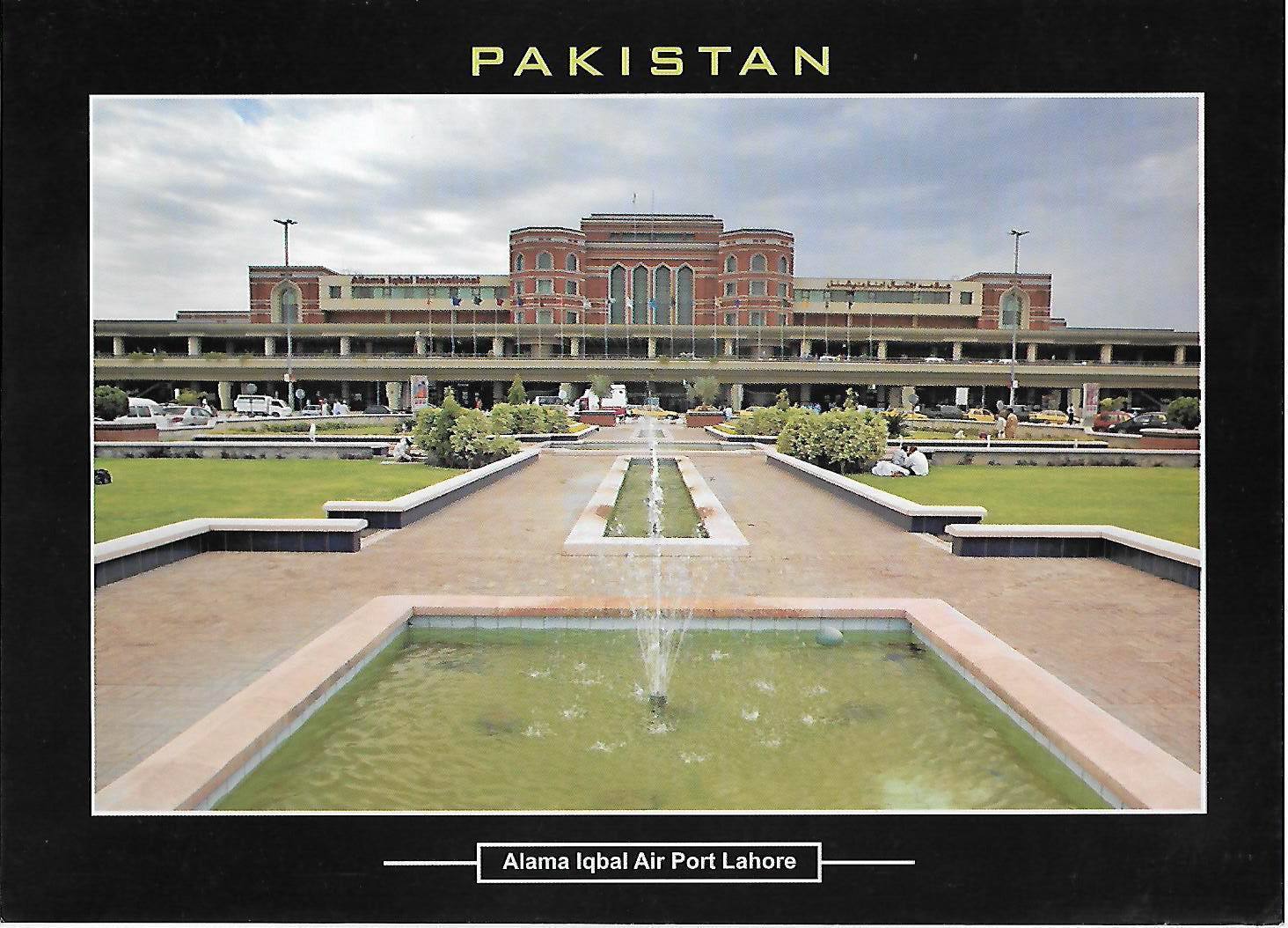 (image for) Pakistan Beautiful Postcard Allama Iqbal Airport Lahore