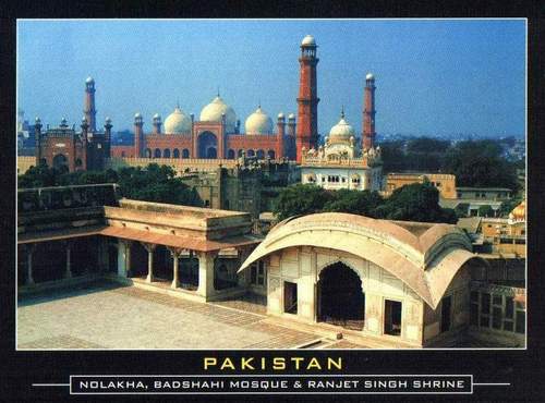(image for) Pakistan Postcard Naulakha Royal Lahore Fort