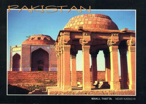 (image for) Pakistan Beautiful Postcard Makli Thatta Karachi