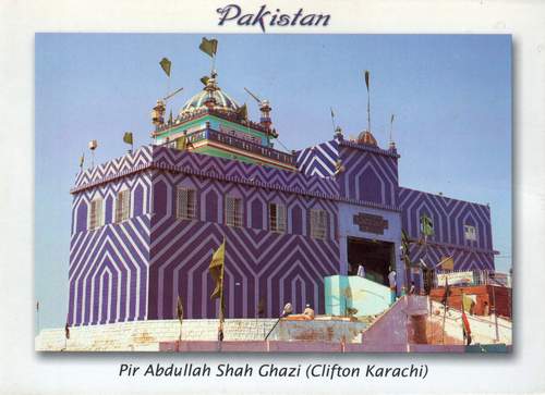 (image for) Pakistan Beautiful Postcard Tomb Of Pir Abdullah Shah Ghazi