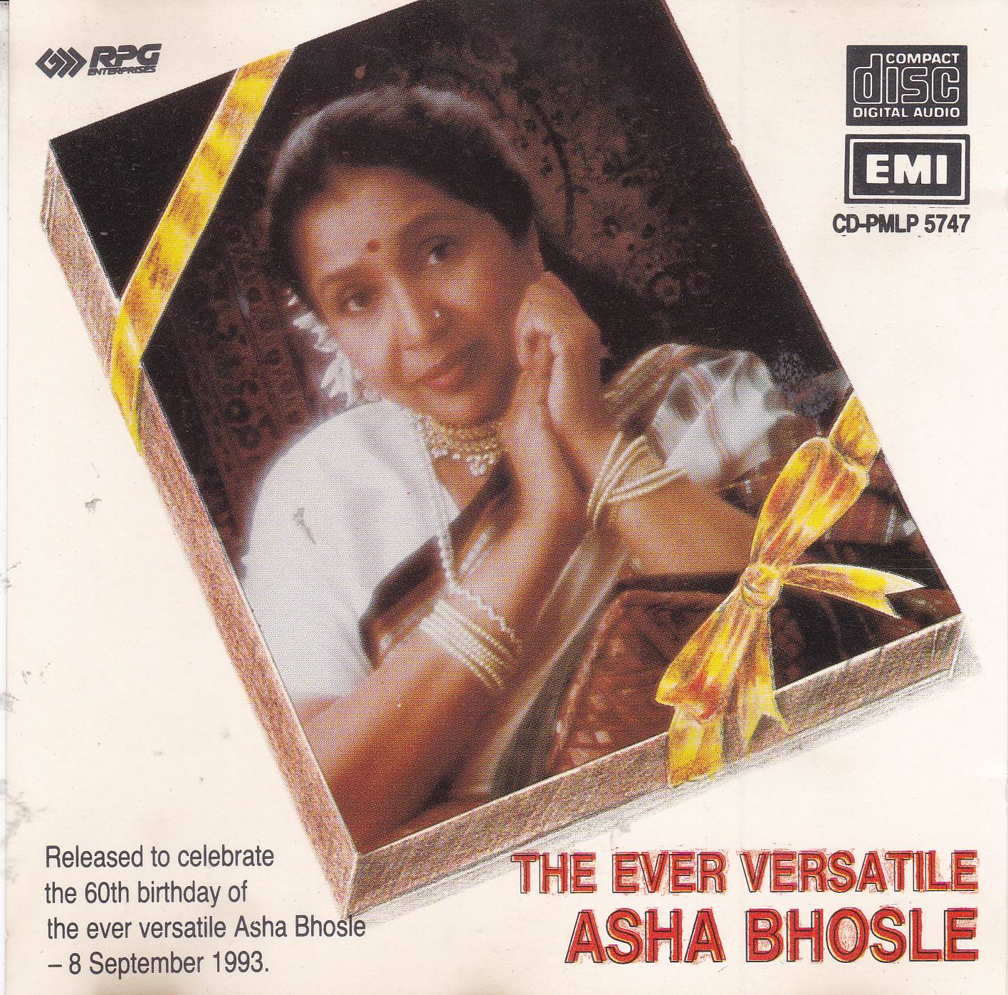 (image for) The Ever Versatile Asha Bhosle EMI CD