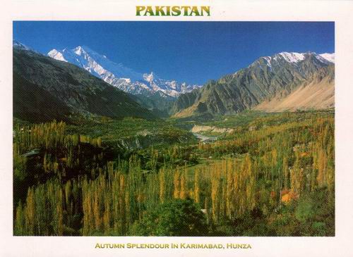 (image for) Pakistan Beautiful Postcard Hunza Valley