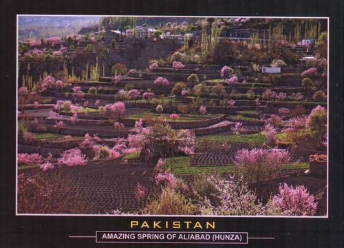 (image for) Pakistan Beautiful Postcard Hunza Valley