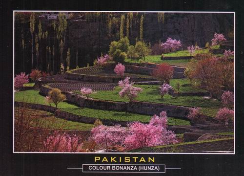 (image for) Pakistan Beautiful Postcard Hunza Valley