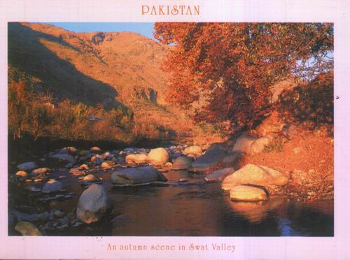 (image for) Pakistan Beautiful Postcard Swat Valley