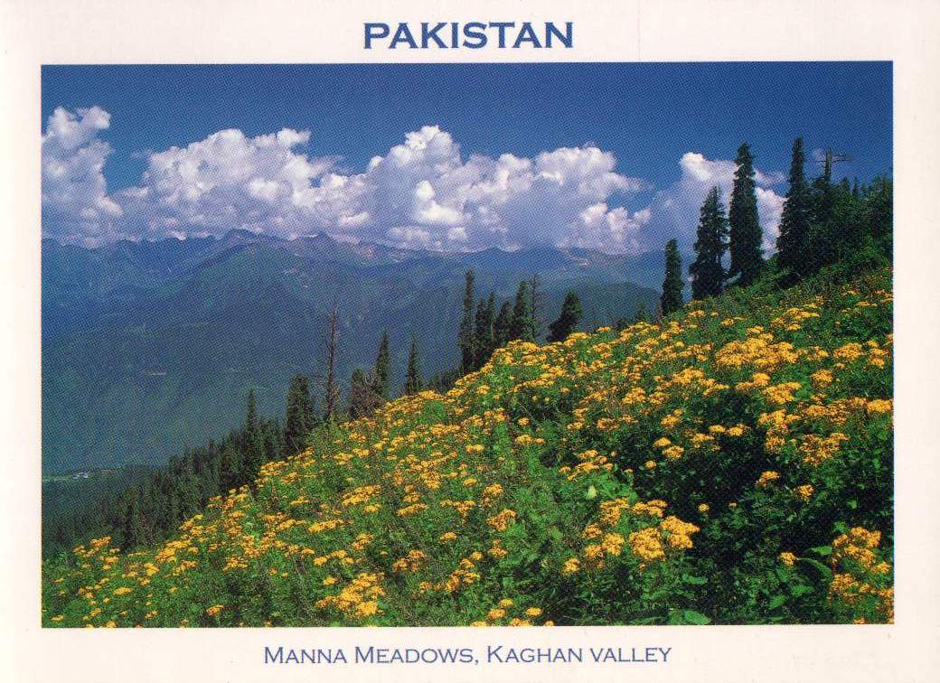 (image for) Pakistan Beautiful Postcard Swat Valley