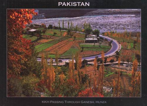 (image for) Pakistan Beautiful Postcard Autumn On KKH