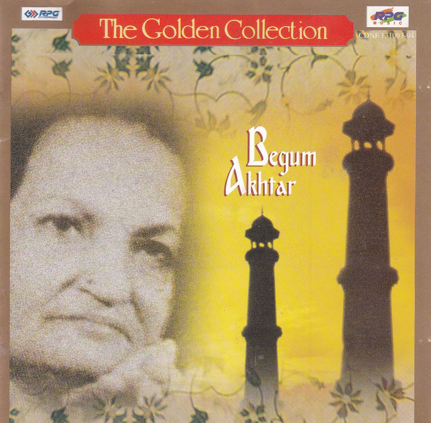 (image for) The Golden Collection Malika e Ghazal Begum Akhtar EMI CD