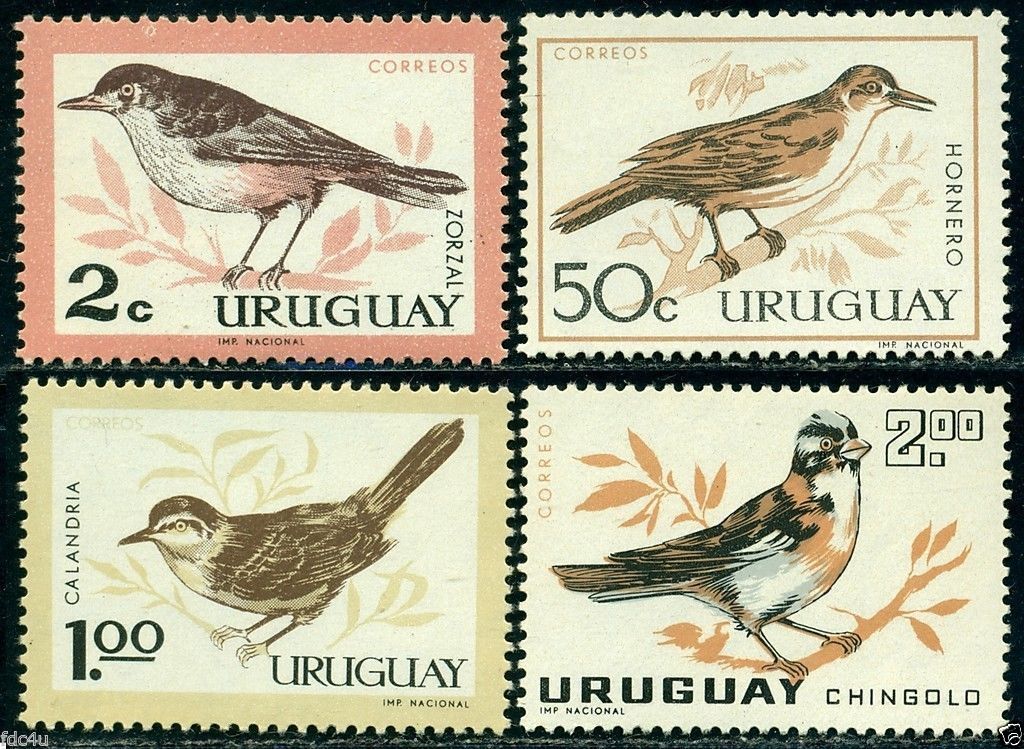 (image for) Uruguay 1977 Stamps Birds MNH