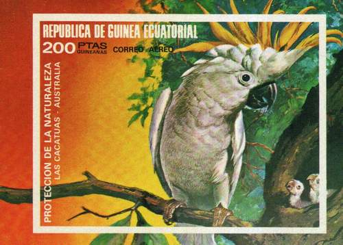 (image for) Guinee 1974 Stamp S/Sheet Parrot MNH