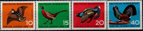 (image for) Germany 1965 Stamps Birds Phesants MNH