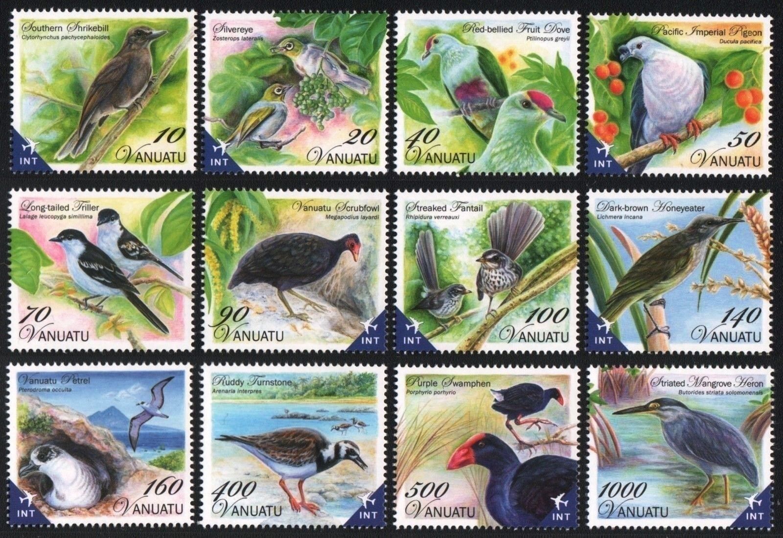 (image for) Vanuatu 2012 Stamps Birds MNH