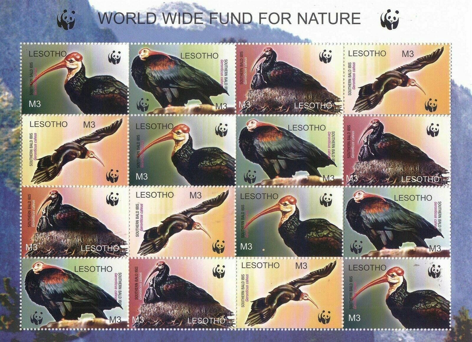 (image for) Bhutan 2003 Stamps Sheet Birds Of Bhutan MNH