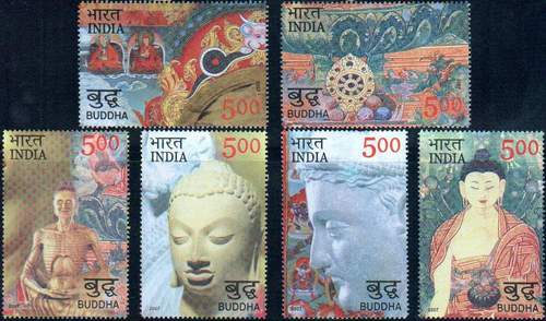 India 2007 Stamps 2550 Mahaparinirvana Buddha