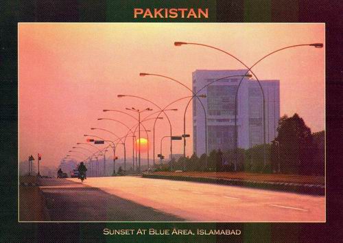 (image for) Pakistan Beautiful Postcard Blue Area Islamabad