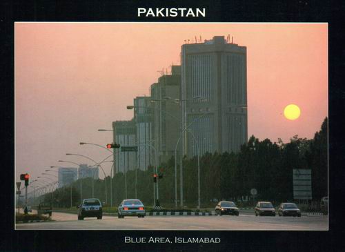 (image for) Pakistan Beautiful Postcard Blue Area Islamabad
