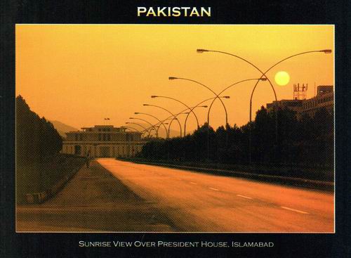 (image for) Pakistan Beautiful Postcard President House Islamabad