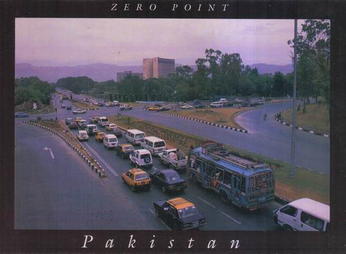(image for) Pakistan Beautiful Postcard Zero Point Islamabad
