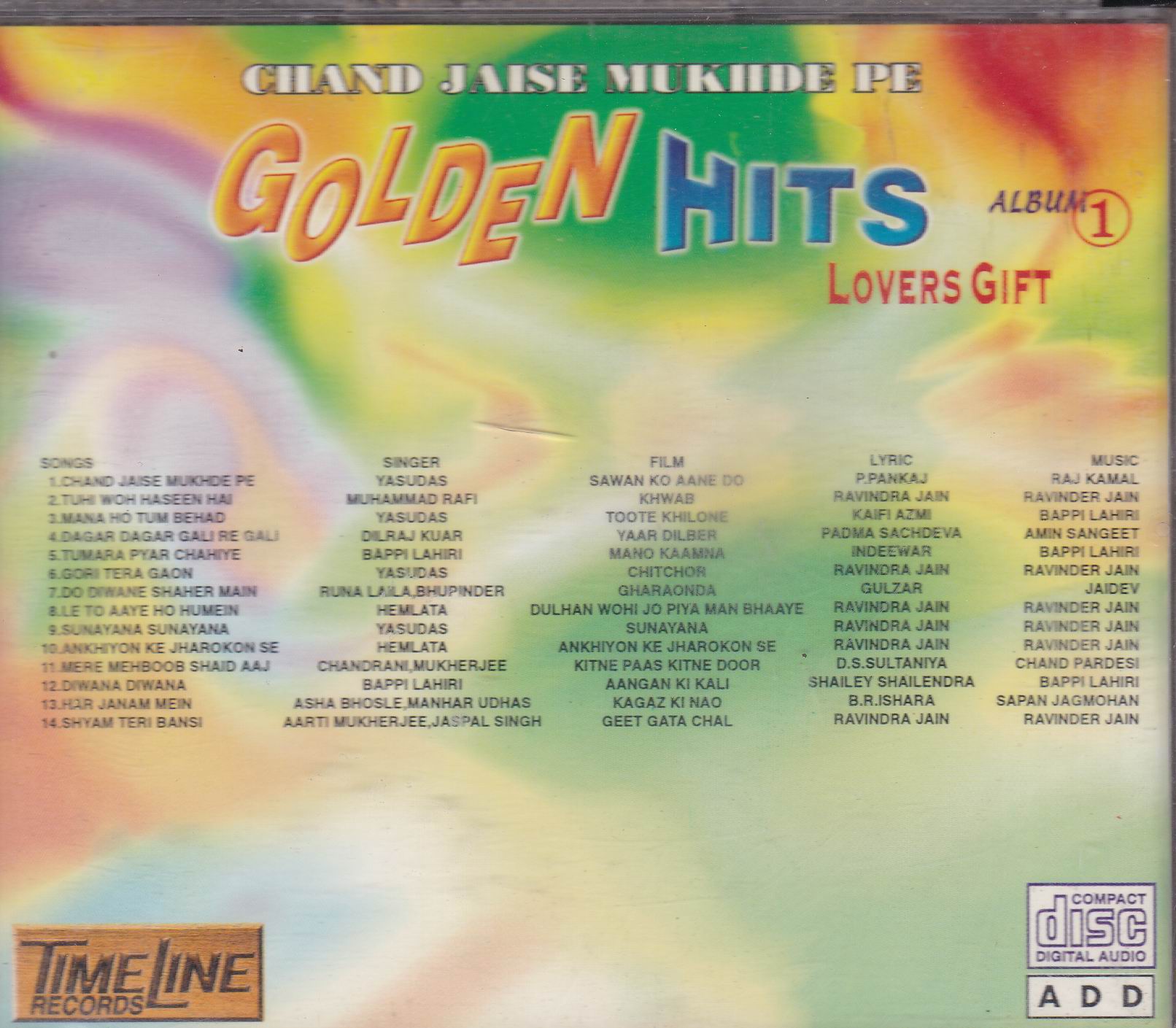 (image for) Timeline Golden Hits Superb Recording Cd