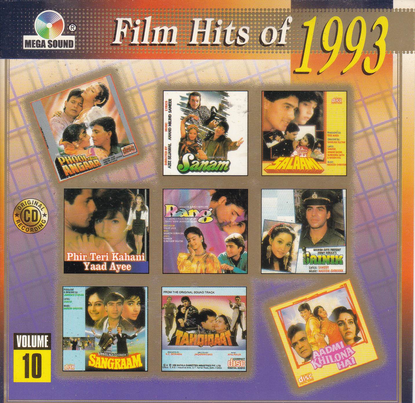 (image for) Film Hits Of 1990 Vol 10 MS Cd Superb Recording